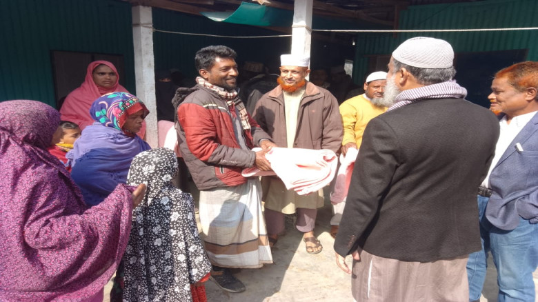 উত্তরবঙ্গে শীতার্তদের পাশে ইঞ্জিনিয়ার মোঃ তাজুল ইসলাম