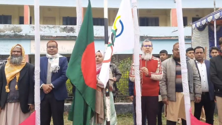 নাটোরের গুরুদাসপুরে শীতকালীন জাতীয় ক্রীড়া প্রতিযোগিতা অনুষ্ঠ