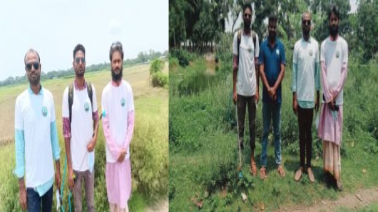 ক্ষতিকর পার্থেনিয়াম নিধনে জীবন সঙ্গী ফাউন্ডেশনের জনসচেতনতাম