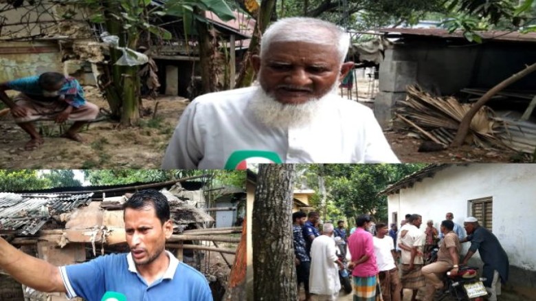 জয়পুরহাটের ক্ষেতলালে জমির সীমানা নিয়ে দুই ভাইয়ের বিরোধ, গরম 