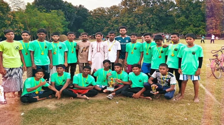 ভোলাহাটে আন্তঃ উপশাখা জুলাই  স্মৃতি ফুটবল টুর্নামেন্ট ২০২৬ অ