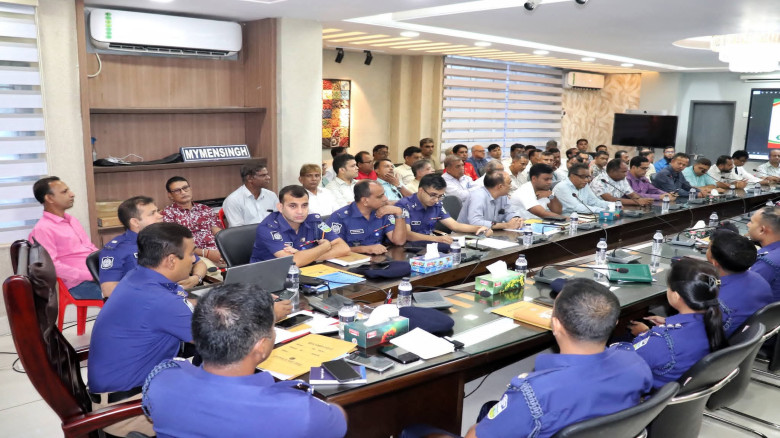 আসন্ন শারদীয় দুর্গাপূজা-২০২৬ উপলক্ষে ময়মনসিংহ পুলিশ সুপার স