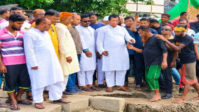 বড়দিয়ার, তিন মোহনা নদী ভাঙ্গন রোধের আশ্বাস দিলেন নড়াইল ১ আসন